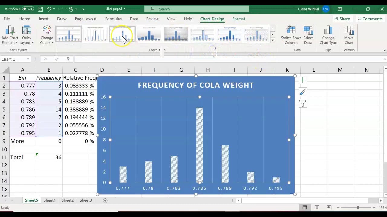 create a histogram in excel for mac 2016